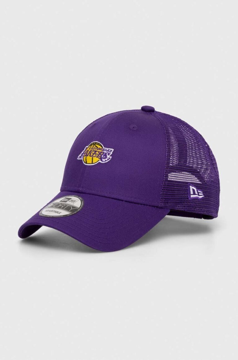 New Era sapca culoarea violet