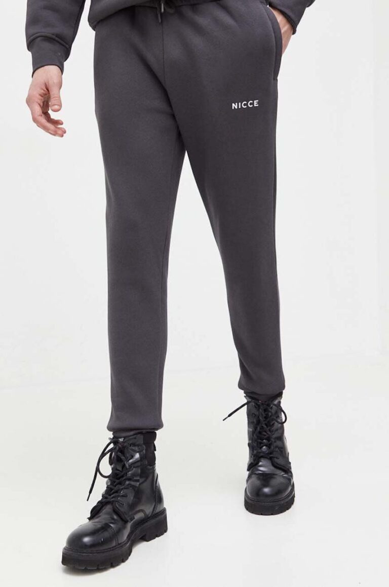 Nicce pantaloni de trening culoarea gri