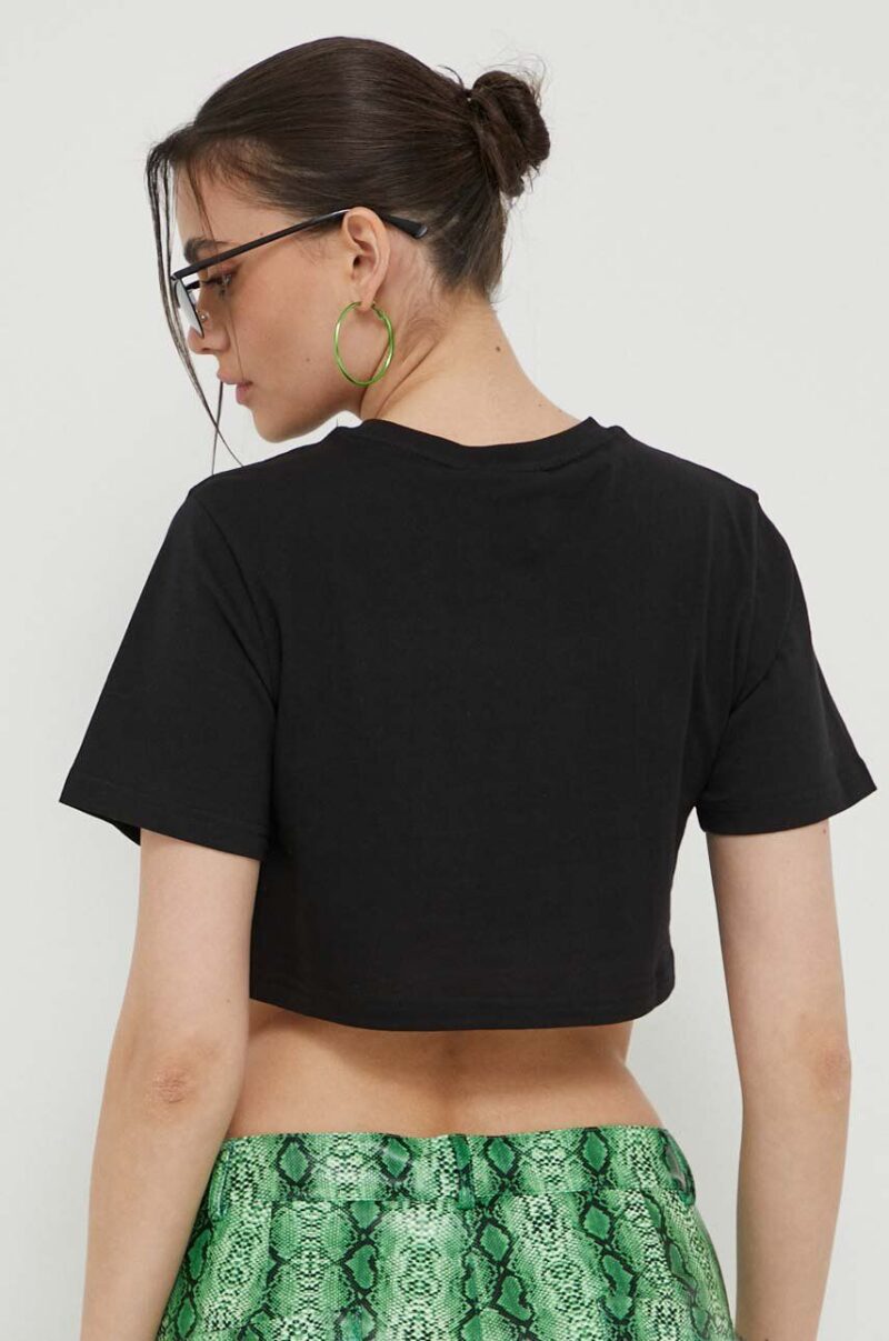 Nicce tricou din bumbac culoarea negru preţ