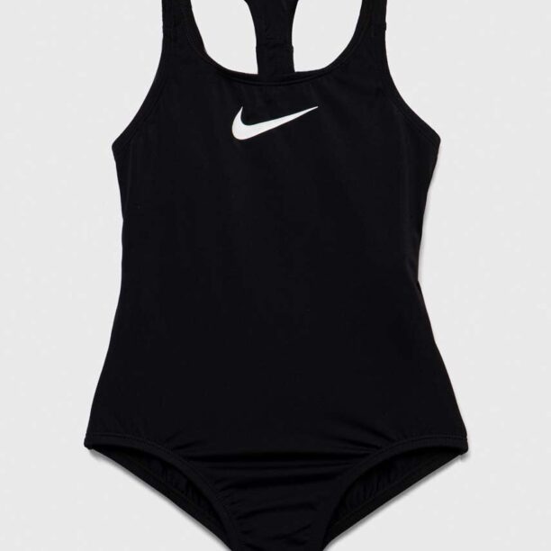 Nike Kids costum de baie culoarea negru