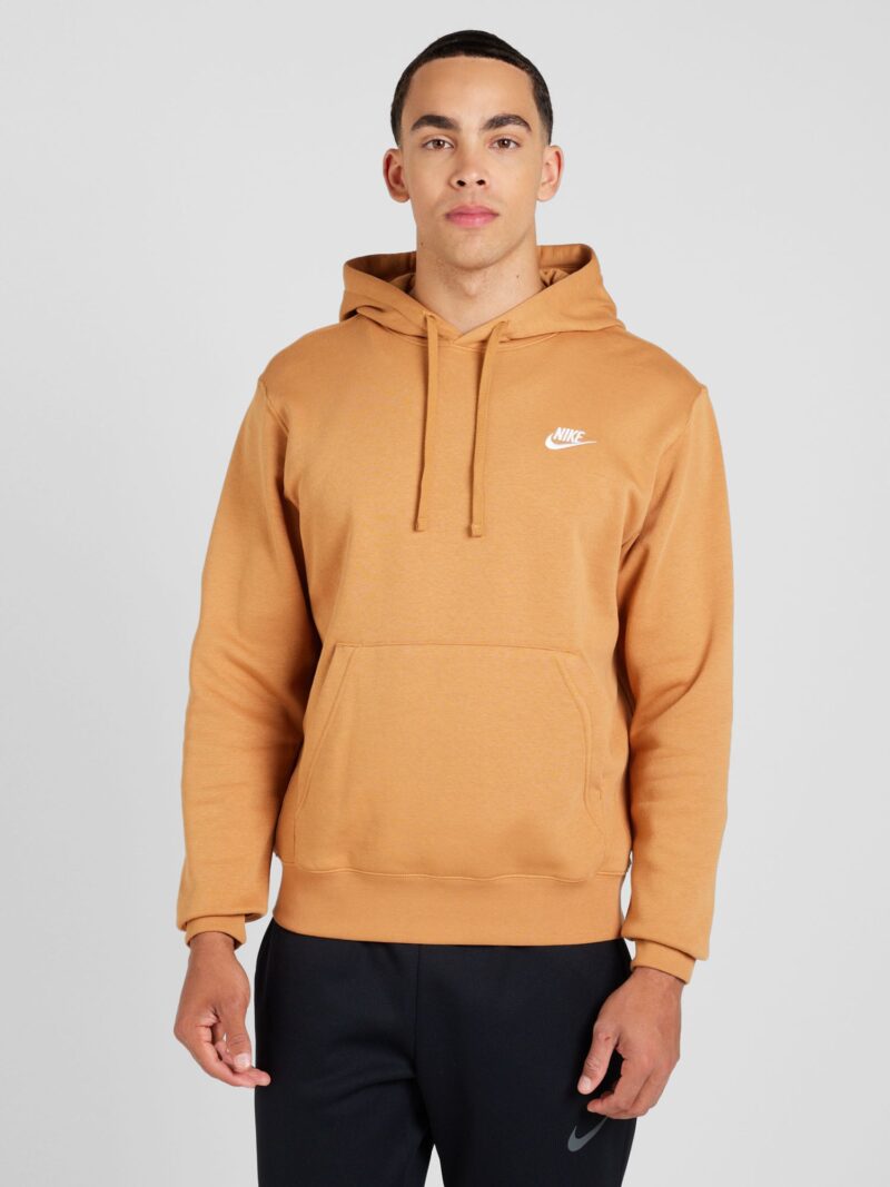 Nike Sportswear Bluză de molton 'CLUB FLEECE'  maro pueblo