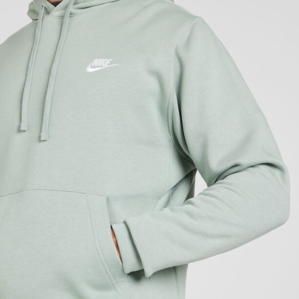 Nike Sportswear Bluză de molton 'CLUB FLEECE'  verde mentă / alb preţ