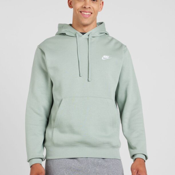 Cumpăra Nike Sportswear Bluză de molton 'CLUB FLEECE'  verde mentă / alb