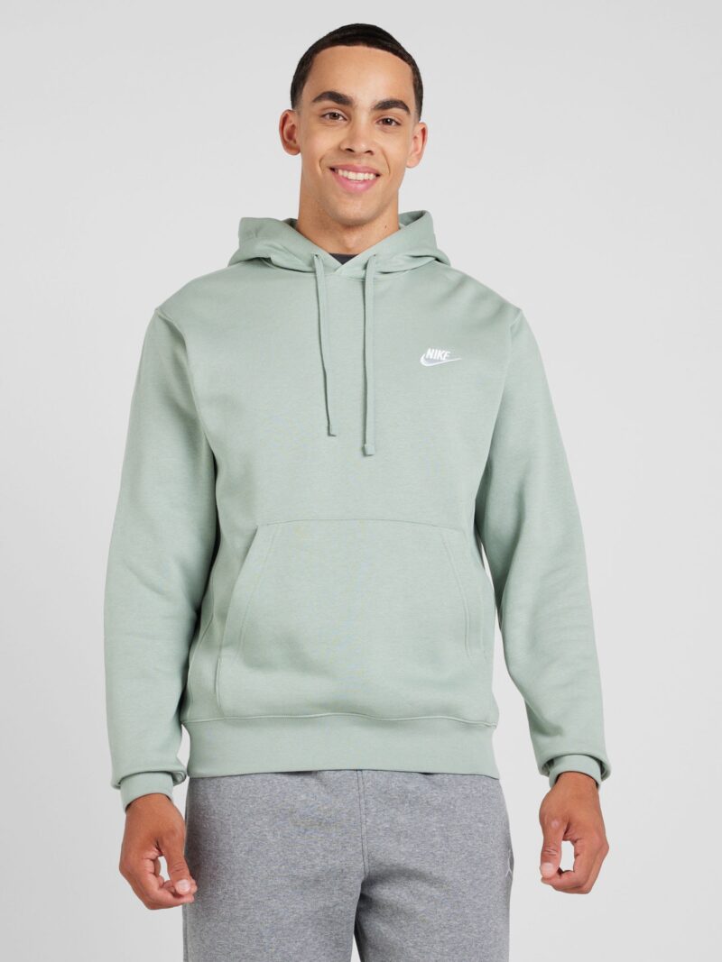 Cumpăra Nike Sportswear Bluză de molton 'CLUB FLEECE'  verde mentă / alb