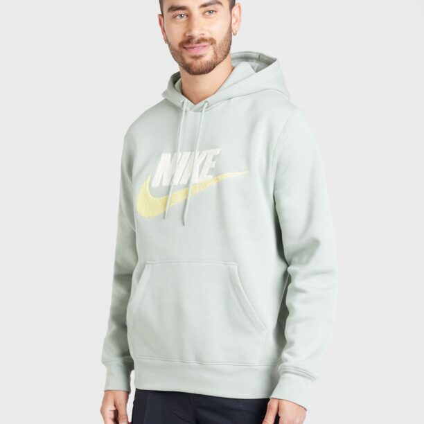 Preţ Nike Sportswear Bluză de molton 'CLUB'  galben / verde pastel / alb