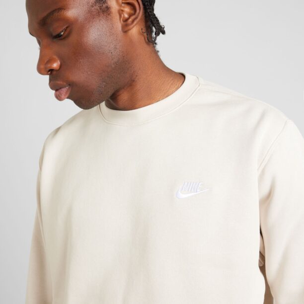 Nike Sportswear Bluză de molton 'Club Fleece'  alb lână preţ