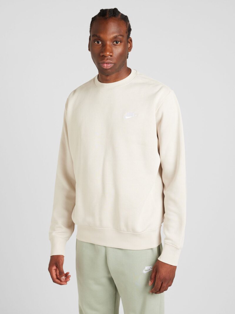 Nike Sportswear Bluză de molton 'Club Fleece'  alb lână