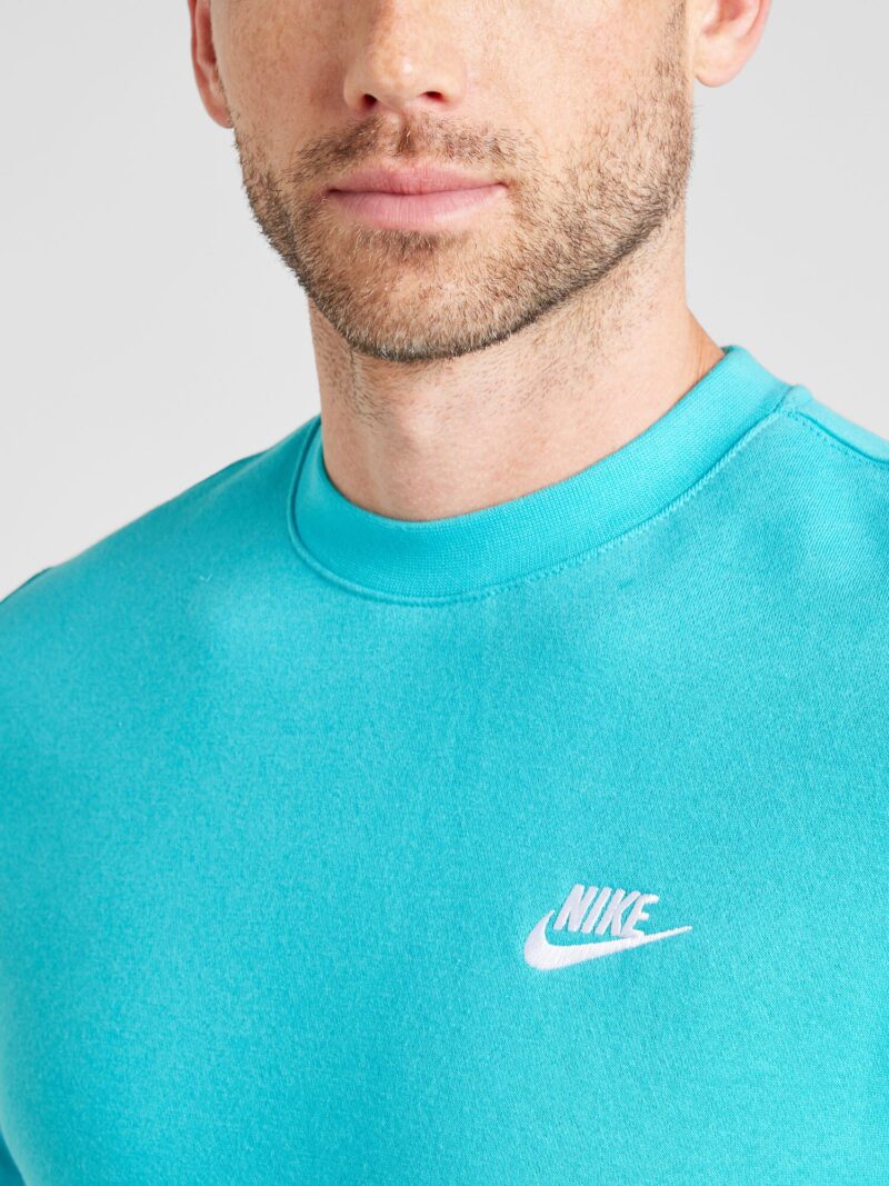 Nike Sportswear Bluză de molton 'Club Fleece'  turcoaz / alb preţ