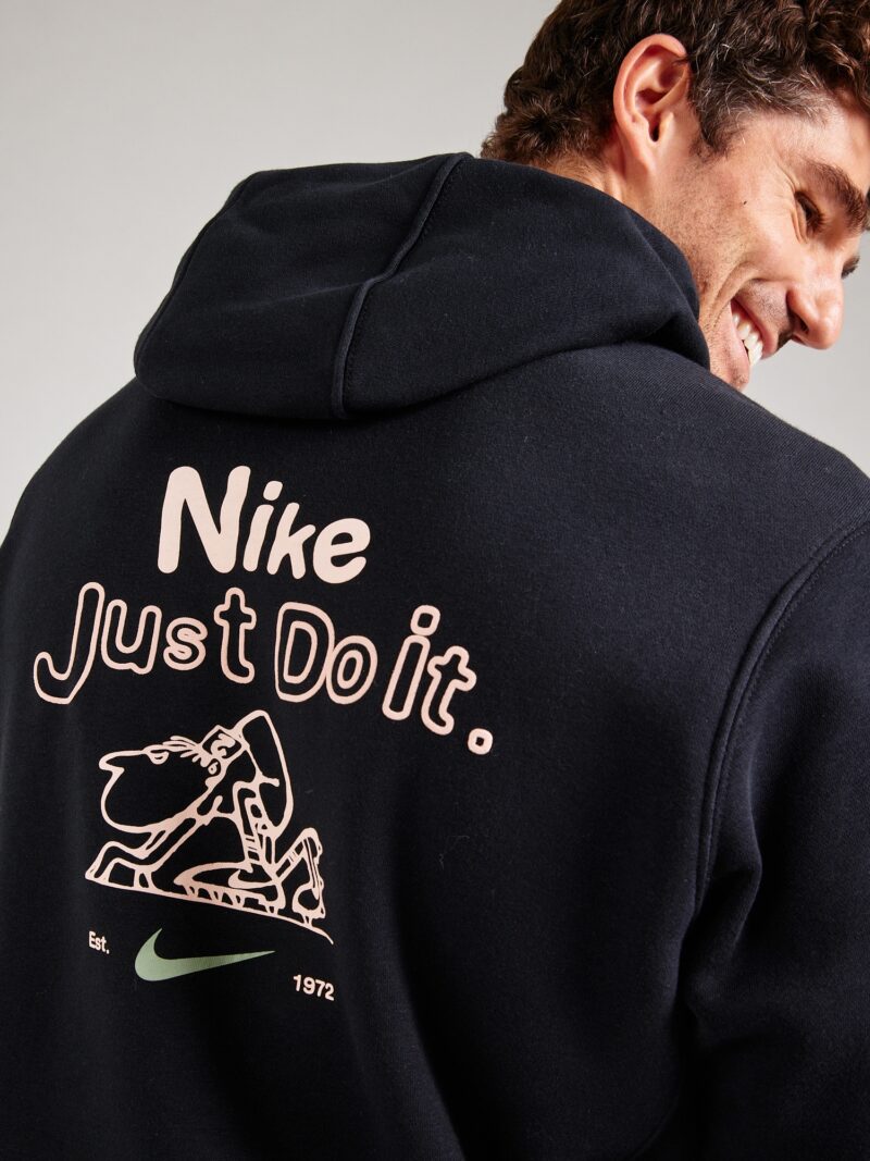 Preţ Nike Sportswear Bluză de molton 'GFX'  bej / verde măr / negru / alb