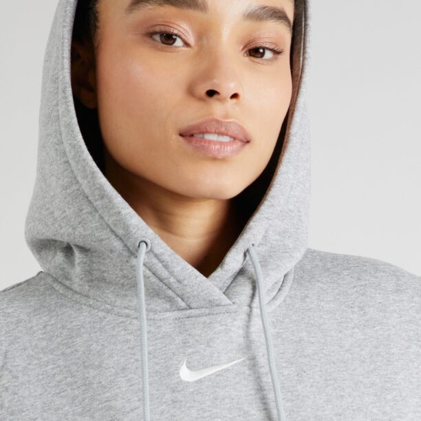 Preţ Nike Sportswear Bluză de molton 'PHNX FLC'  gri închis / alb