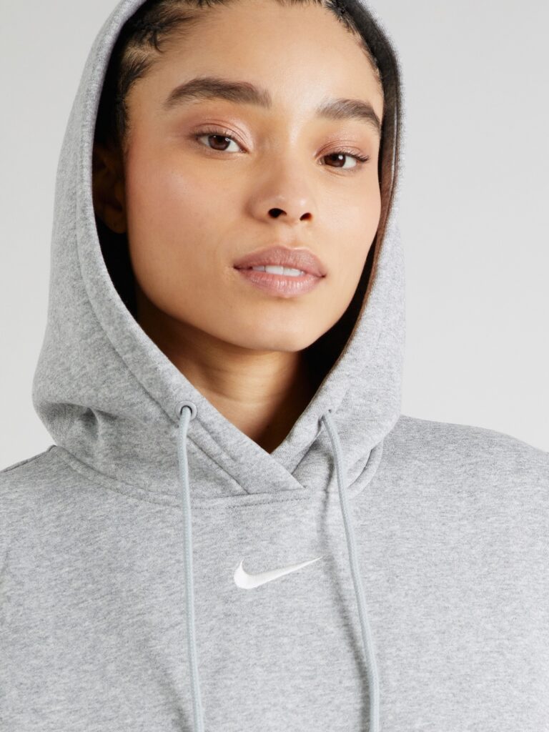 Preţ Nike Sportswear Bluză de molton 'PHNX FLC'  gri închis / alb