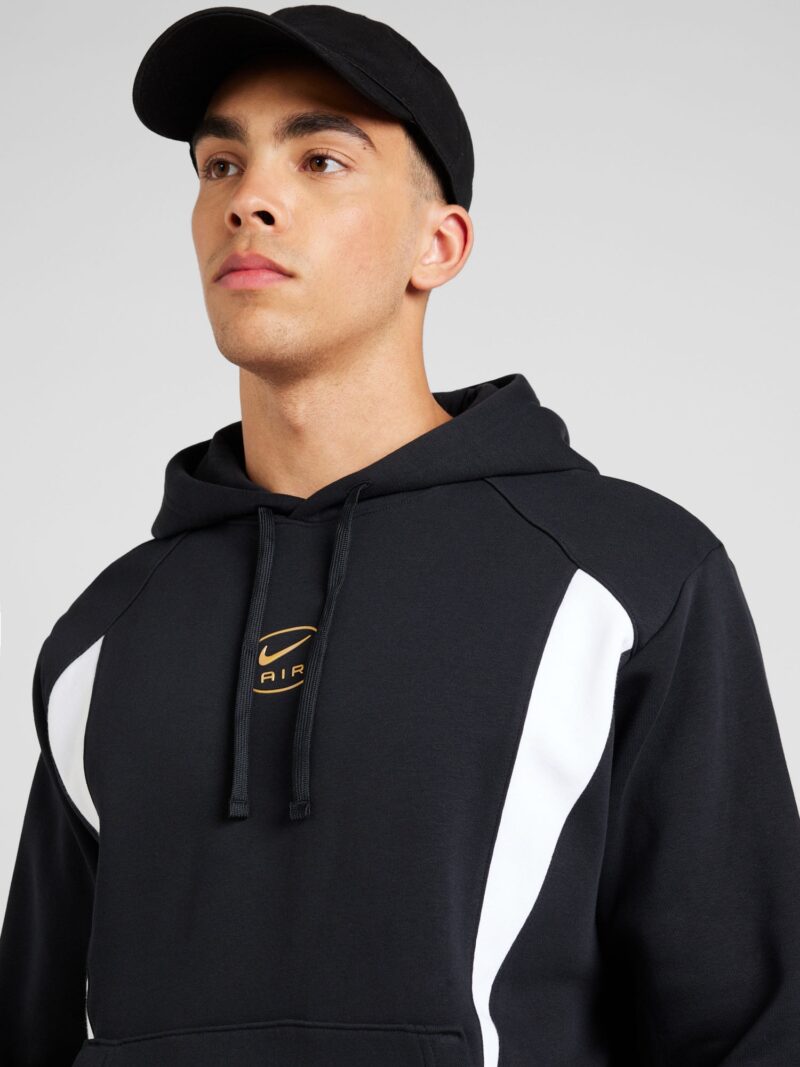 Cumpăra Nike Sportswear Bluză de molton  negru / alb