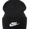 Nike Sportswear Căciulă 'Peak'  negru / alb murdar