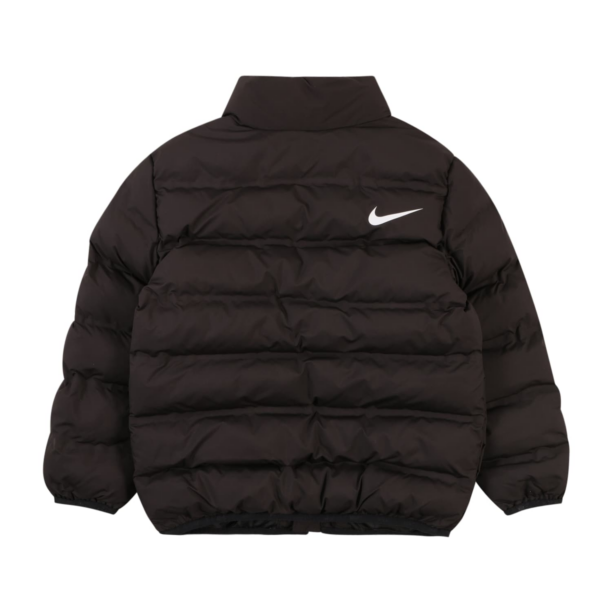 Nike Sportswear Geacă de iarnă 'SWOOSH'  negru / alb