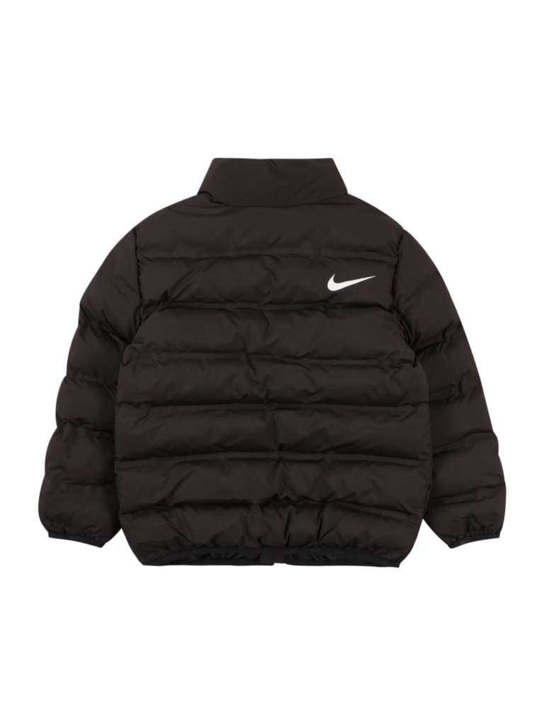 Nike Sportswear Geacă de iarnă 'SWOOSH'  negru / alb