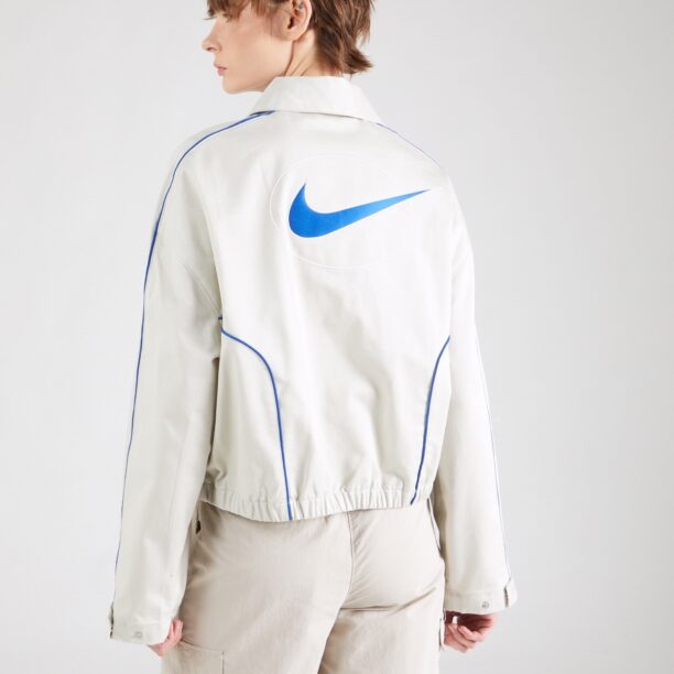 Nike Sportswear Geacă de primăvară-toamnă  albastru / gri deschis / alb preţ