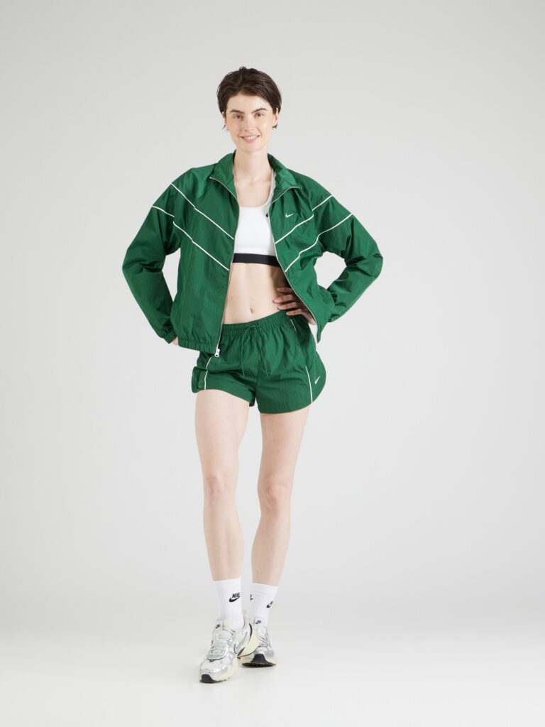 Cumpăra Nike Sportswear Geacă de primăvară-toamnă  verde / alb