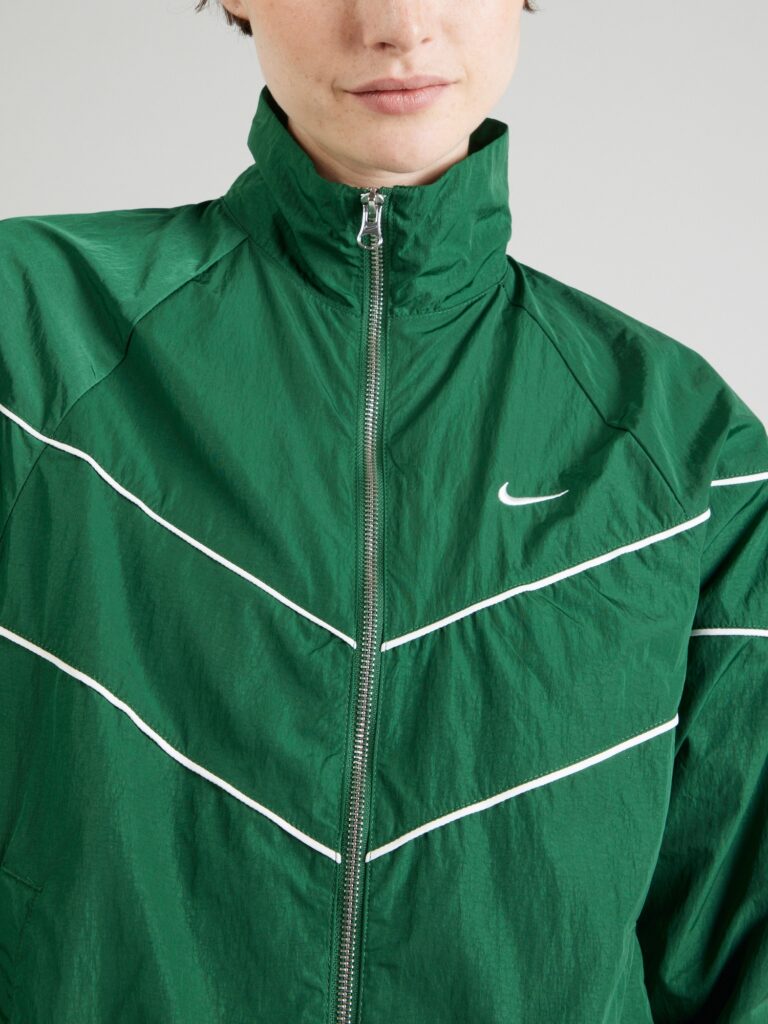 Preţ Nike Sportswear Geacă de primăvară-toamnă  verde / alb