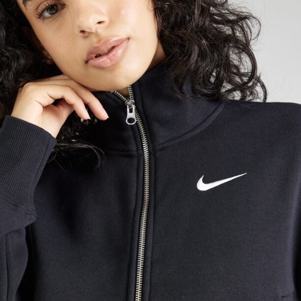 Preţ Nike Sportswear Hanorac 'PHOENIX FLEECE'  negru / alb