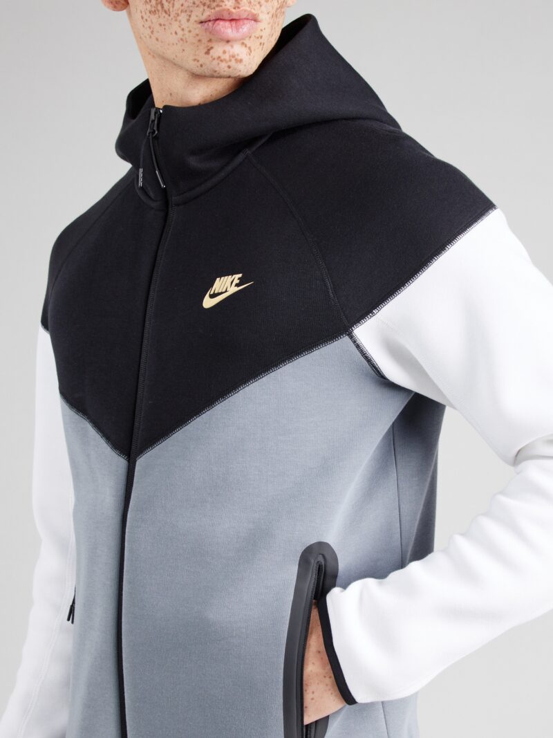 Preţ Nike Sportswear Hanorac 'TCH FLEECE'  gri bazalt / negru / alb