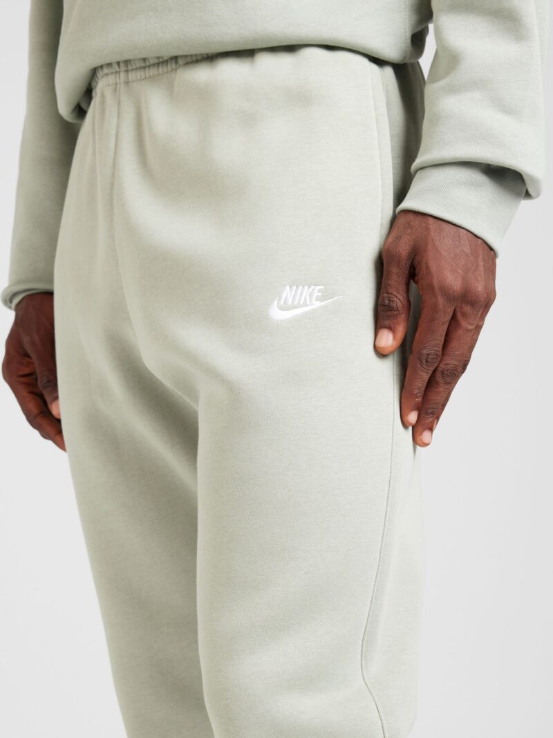 Preţ Nike Sportswear Pantaloni 'CLUB FLEECE'  verde pastel / alb