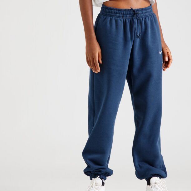 Nike Sportswear Pantaloni 'Phoenix Fleece'  albastru marin / alb