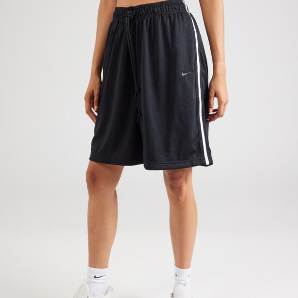 Nike Sportswear Pantaloni  gri / negru / alb