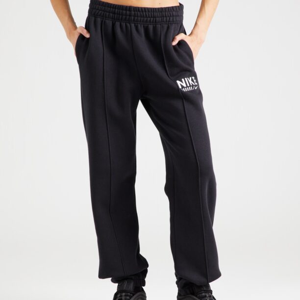 Nike Sportswear Pantaloni  negru / alb