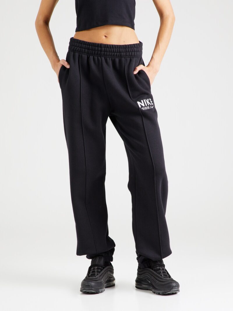 Nike Sportswear Pantaloni  negru / alb