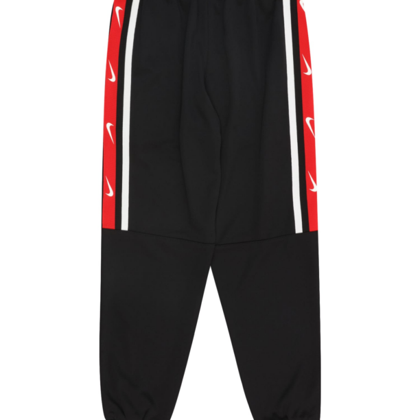 Nike Sportswear Pantaloni  roșu / negru / alb