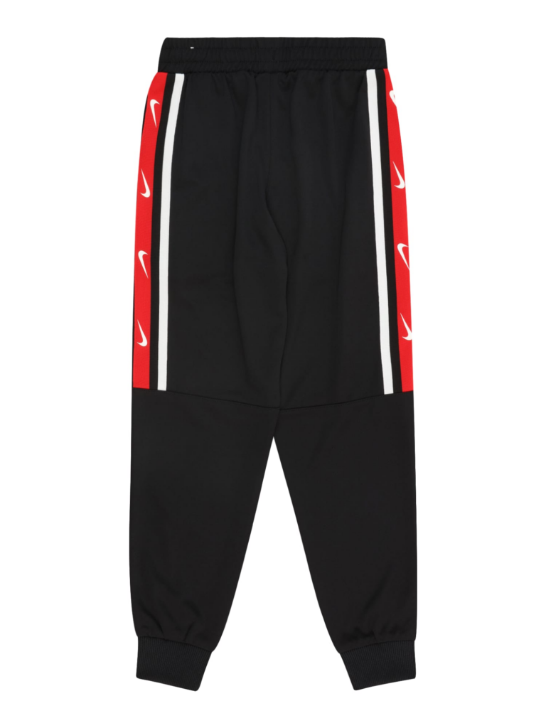 Nike Sportswear Pantaloni  roșu / negru / alb