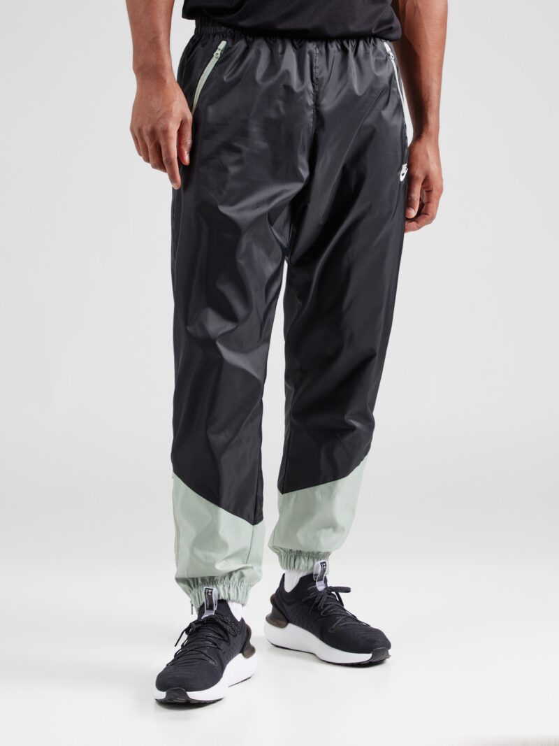 Nike Sportswear Pantaloni  verde mentă / negru