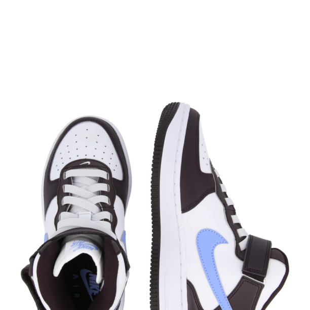 Nike Sportswear Sneaker 'Air Force 1 Mid EasyOn'  mov deschis / negru / alb