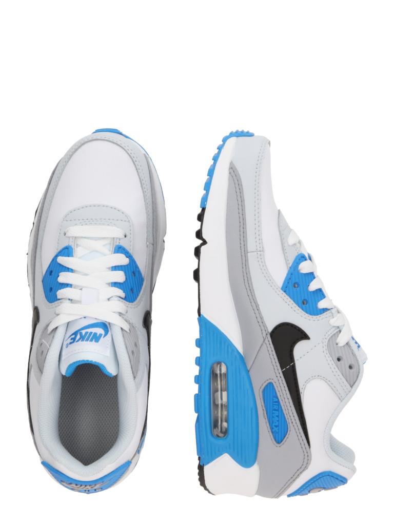 Nike Sportswear Sneaker 'Air Max 90 LTR'  azur / gri / negru / alb