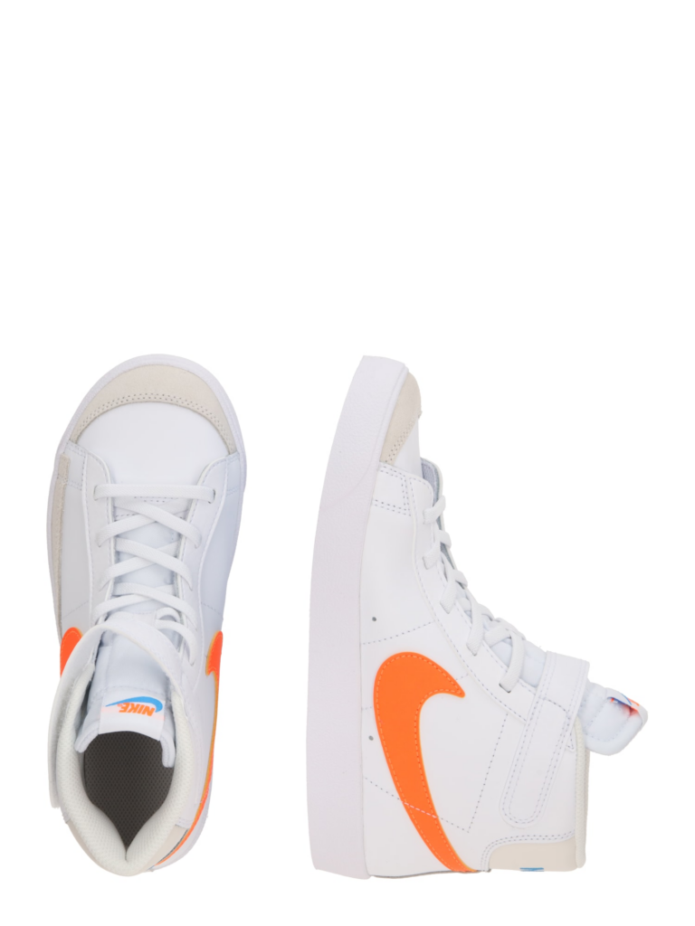 Nike Sportswear Sneaker 'Blazer 77'  bej deschis / albastru / portocaliu / alb