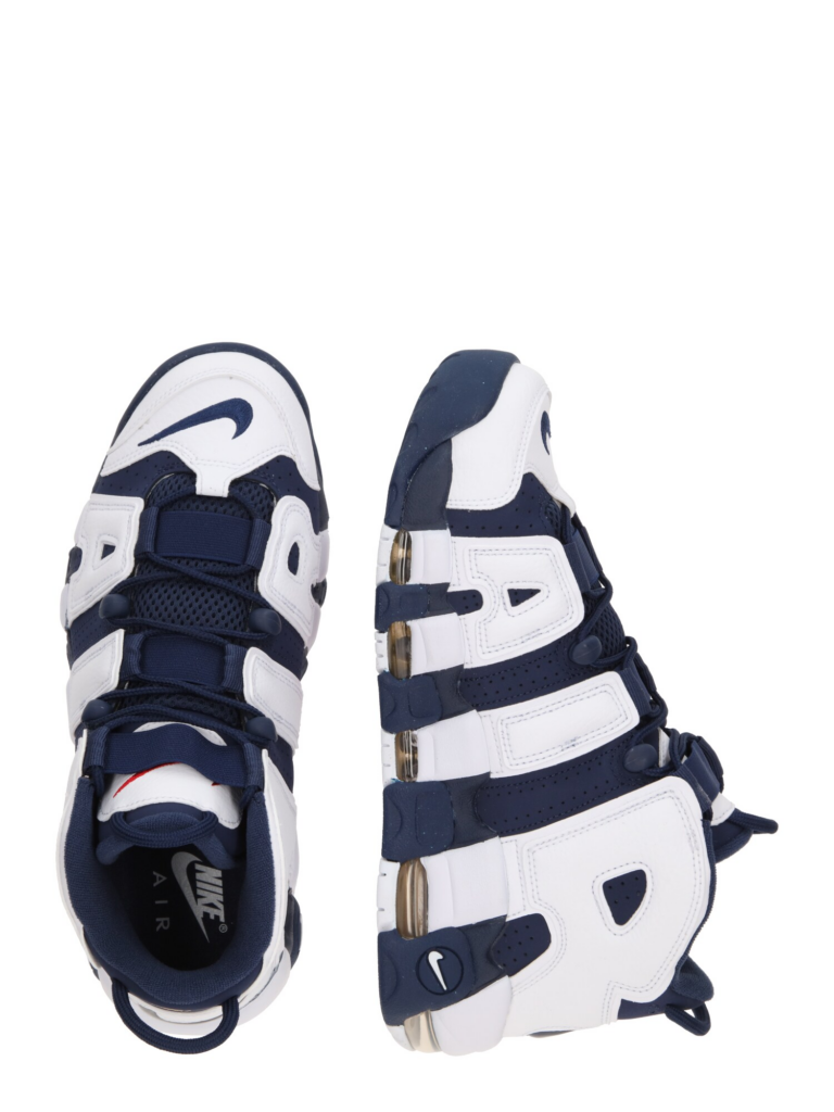 Nike Sportswear Sneaker înalt 'AIR MORE UPTEMPO '96'  bleumarin / alb