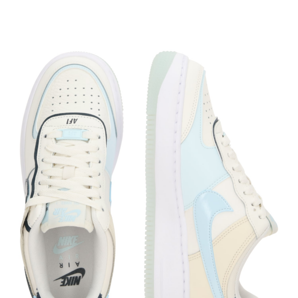 Nike Sportswear Sneaker low 'AF1 SHADOW'  crem / nisipiu / albastru deschis / negru