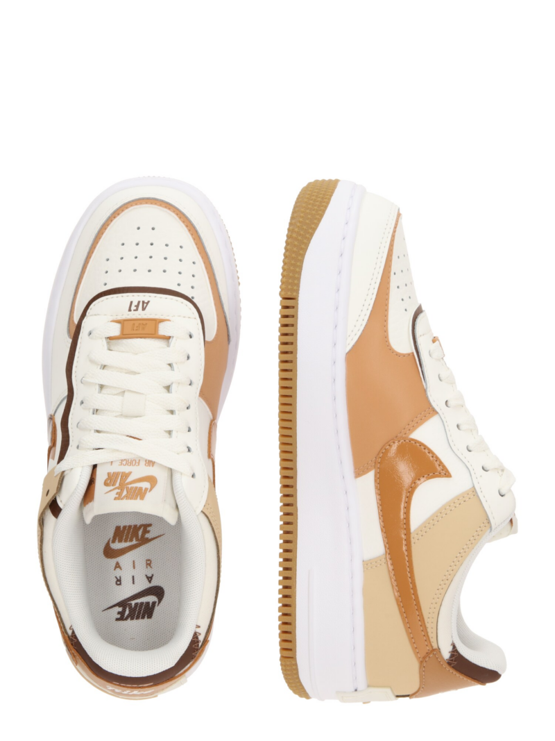 Nike Sportswear Sneaker low 'AF1 SHADOW'  fildeş / maro caramel / maro mokka / maro închis