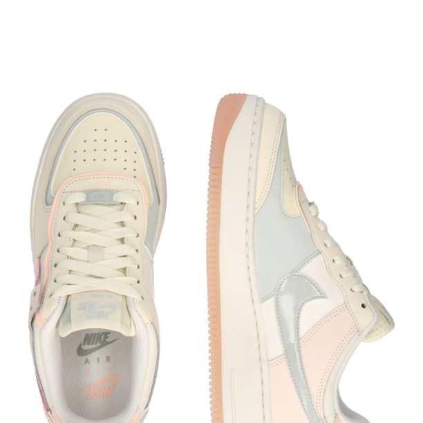 Nike Sportswear Sneaker low 'AF1 SHADOW'  opal / gri deschis / portocaliu caisă / alb