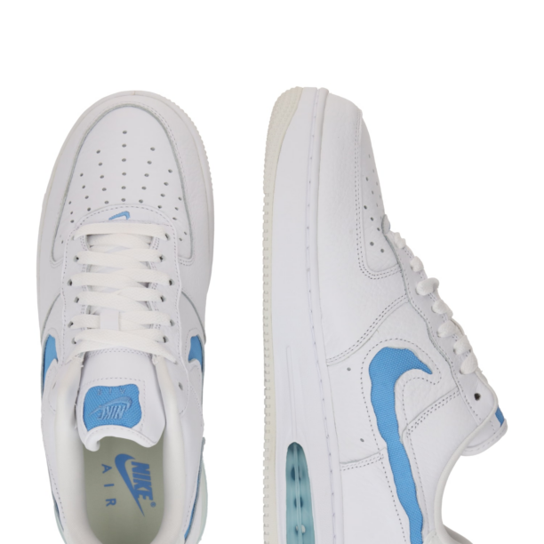 Nike Sportswear Sneaker low 'AIR FORCE 1 EVO'  azur / alb