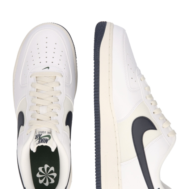 Nike Sportswear Sneaker low 'AIR FORCE 1'  negru / alb