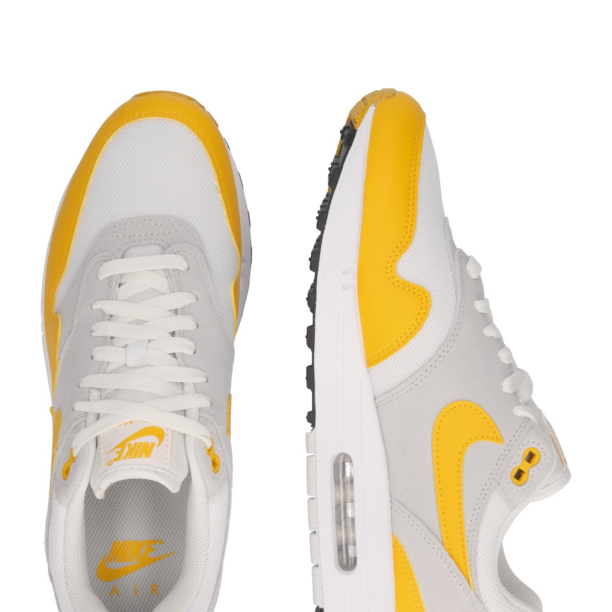 Nike Sportswear Sneaker low 'AIR MAX 1 ESS'  gri / portocaliu / alb