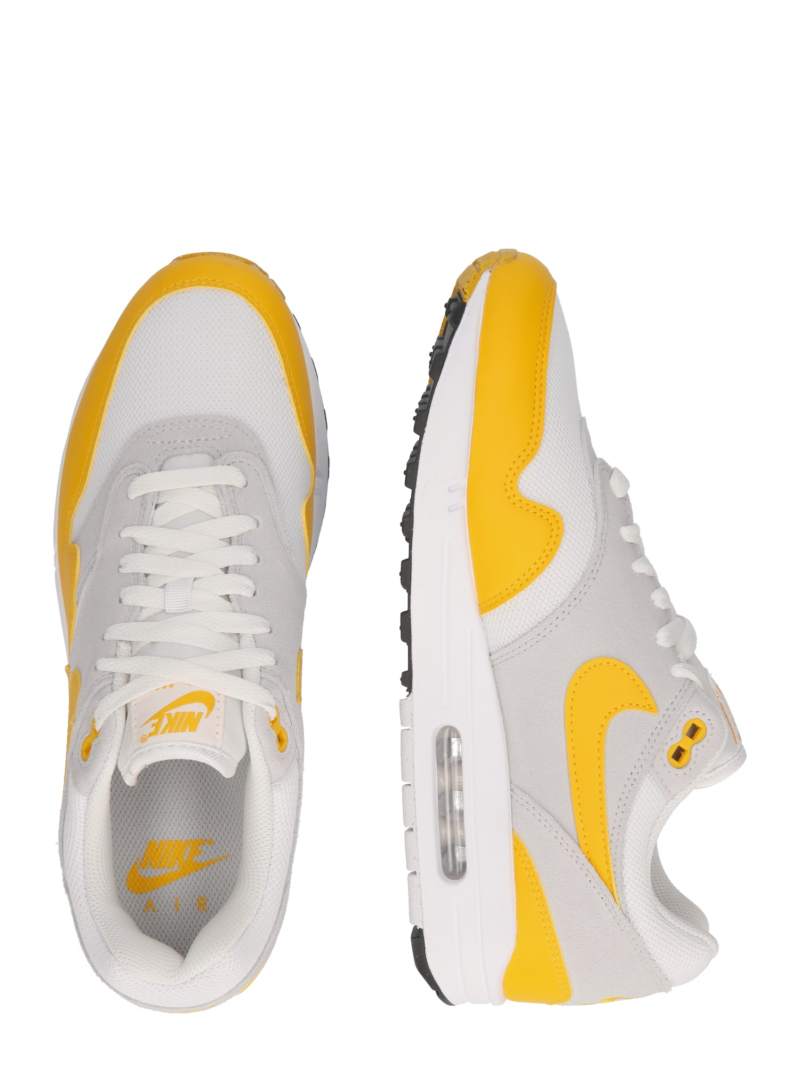 Nike Sportswear Sneaker low 'AIR MAX 1 ESS'  gri / portocaliu / alb