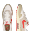 Nike Sportswear Sneaker low 'AIR MAX 1'  bej / roșu / alb / alb lână