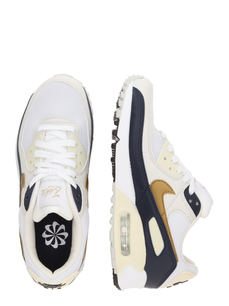 Nike Sportswear Sneaker low 'AIR MAX 90'  bej / crem / albastru marin / alb