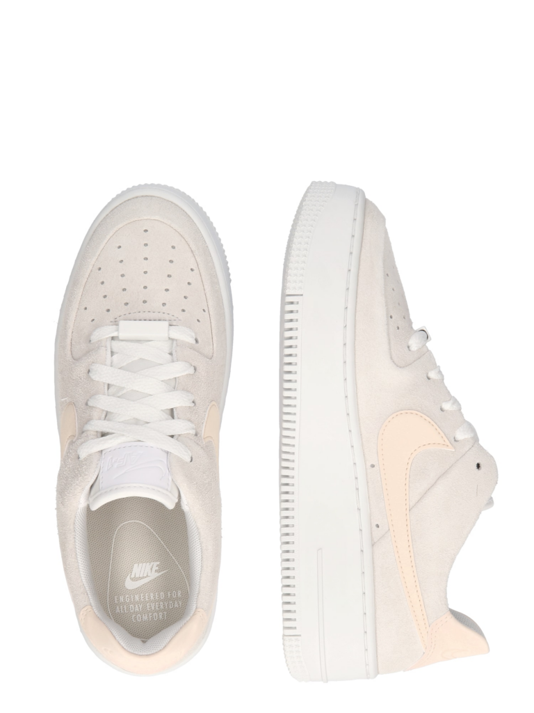 Nike Sportswear Sneaker low 'Air Force 1 Sage'  portocaliu pastel / alb natural