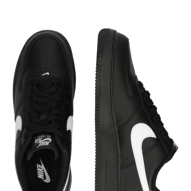 Nike Sportswear Sneaker low 'Air Force 1'  negru / alb