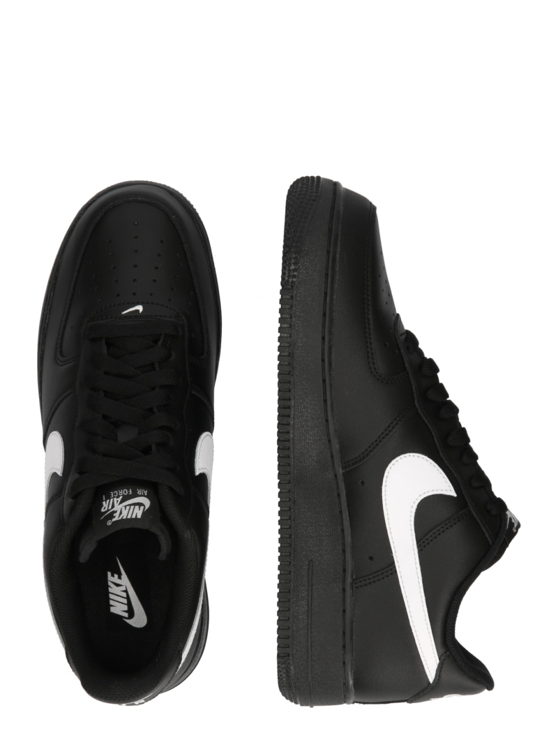 Nike Sportswear Sneaker low 'Air Force 1'  negru / alb