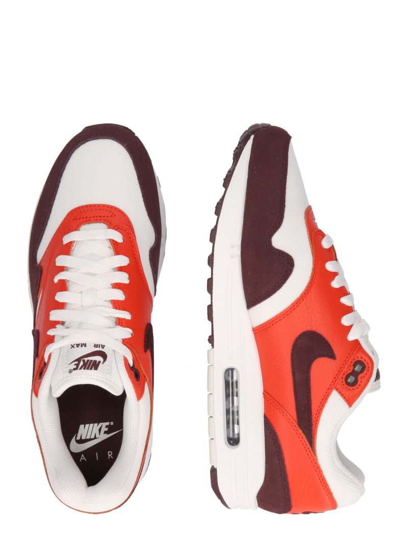 Nike Sportswear Sneaker low 'Air Max 1'  mov zmeură / roșu / alb