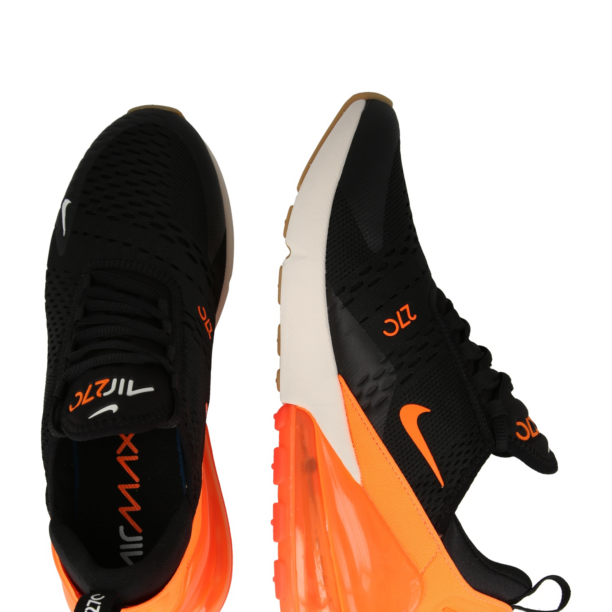 Nike Sportswear Sneaker low 'Air Max 270'  portocaliu / negru / alb